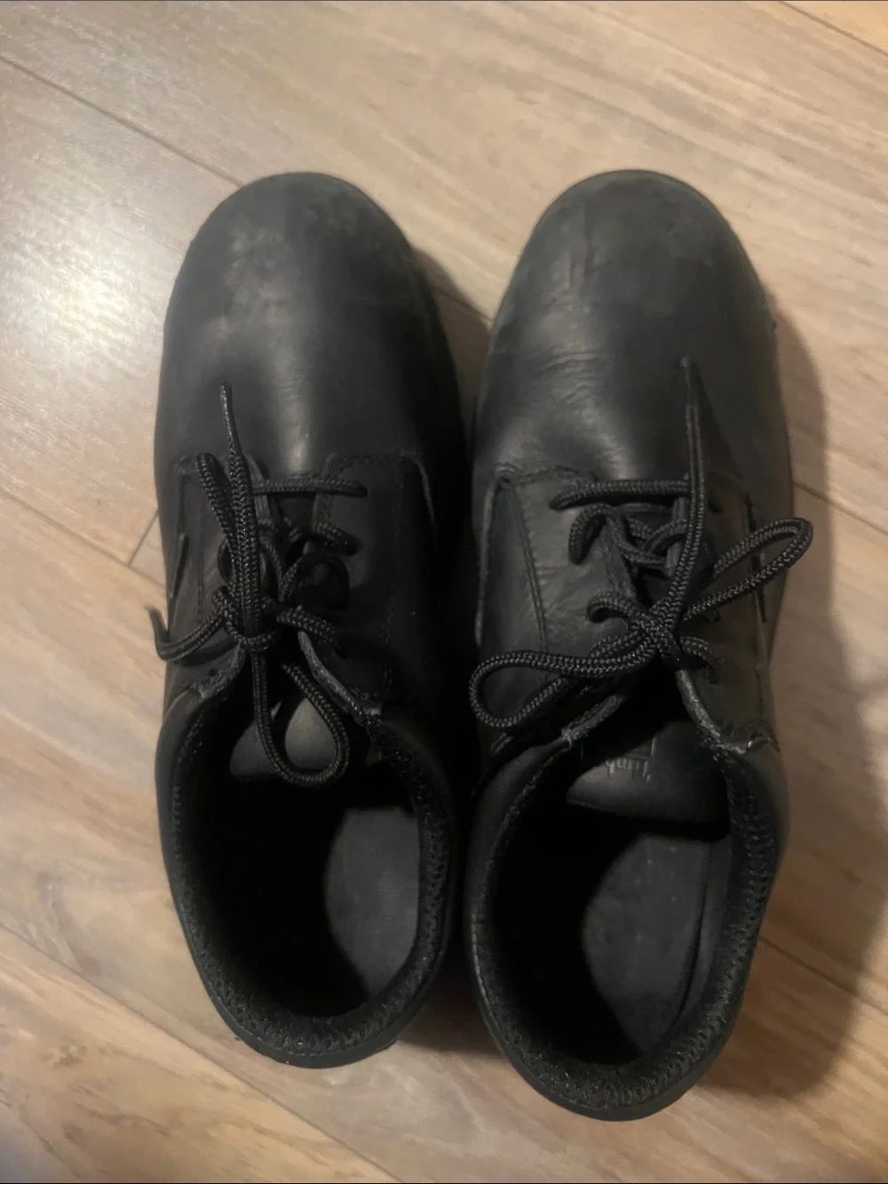 Timberland Steel Toed Men's Black Lace-Up Work Shoes size 10